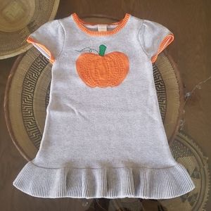 Gymboree Knitted Pumpkin Dress